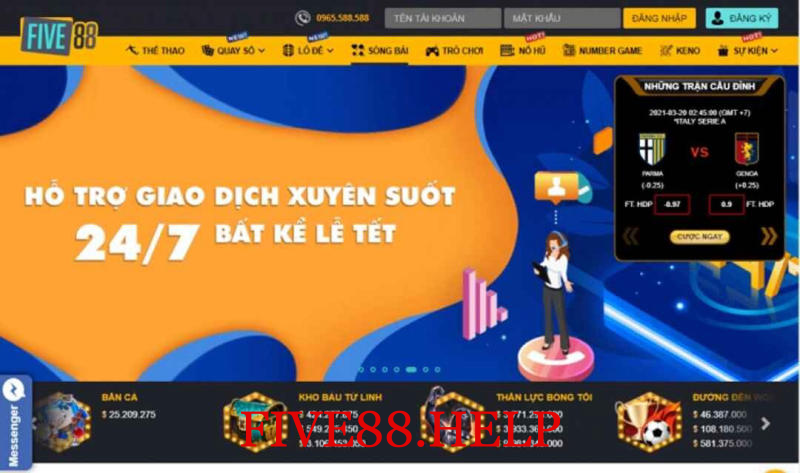 Cần liên hệ Five88 khi nào?